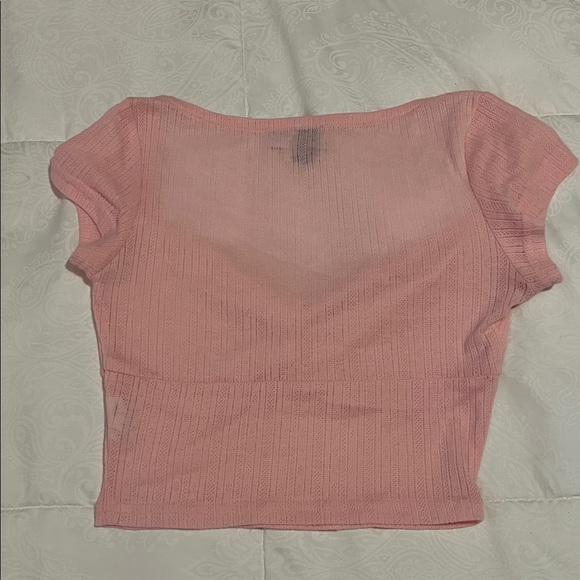 Princess Polly Coral Crop Top - Picture 2 of 2